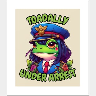 frog police woman Posters and Art